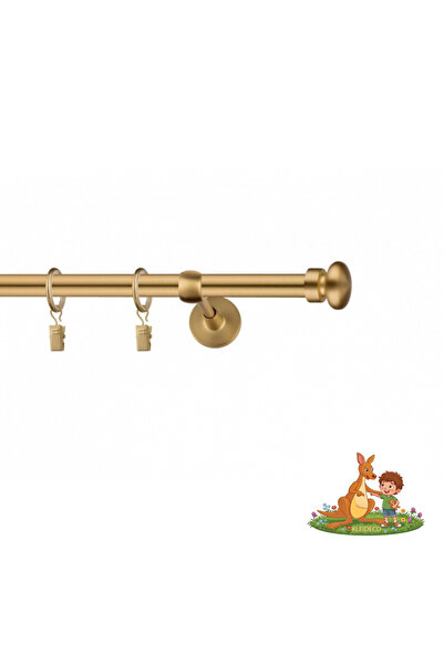KLEIDECO Galerie simpla perdea HAWAII, Metal, Diametru 19mm, Capete LANAI, 16...