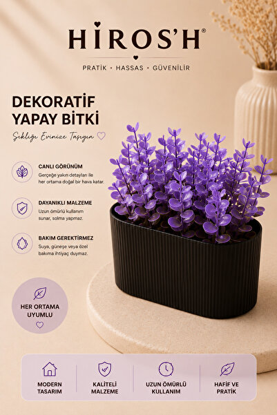 HİROS'H Moderna dizajnerska dekorativna veštačka biljka