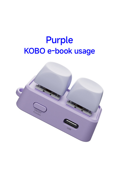 Choice3 Purple Kobo version HANLINYUE Free2 Mini Bluetooth Keyboard Page Flip...