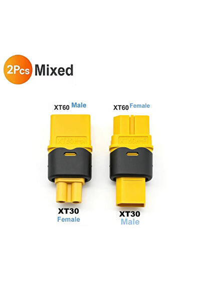 Choice1 Mixed-2pcs XT30 to XT60 Converter Connector Male / Female XT60 to XT3...