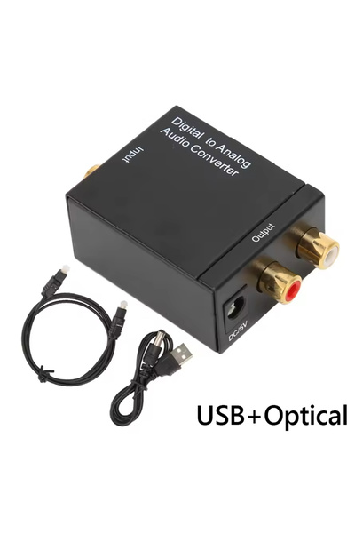Choice3 BROWN DAC Coaxial Optical Fiber Digital to Analog Audio Converter RCA...