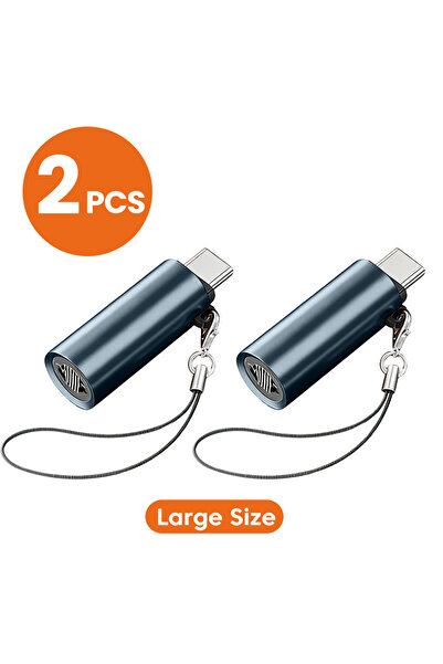 Choice3 2PCS Large size Type C Mini Portable Cigarette Lighter Air Blowing Ph...