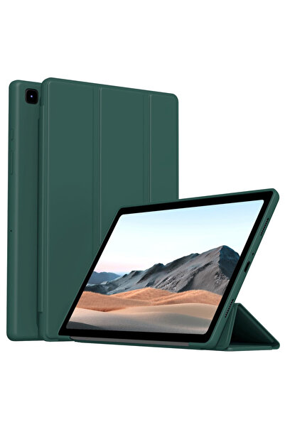 Choice5 غطاء ذكي مغناطيسي قابل للطي باللون الأخضر الداكن لجهاز تاب A7 10.4 20...