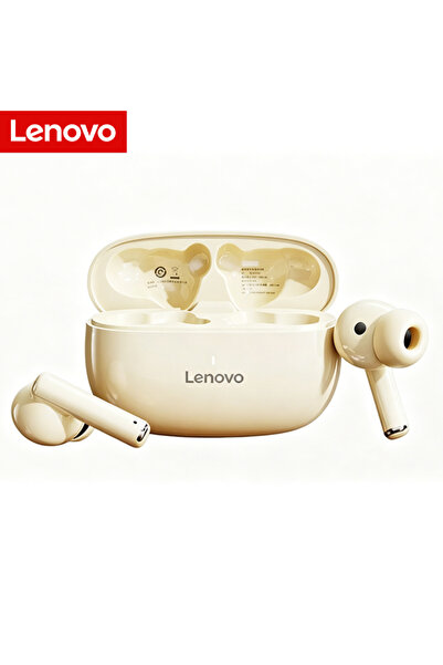Choice Lenovo creamy white Bluetooth Wireless Headphones Built In Microphone ...