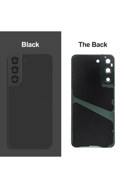 Choice3 Black For S22 5G SM-S901B Back Housing Cover Battery Rear Door Replac...