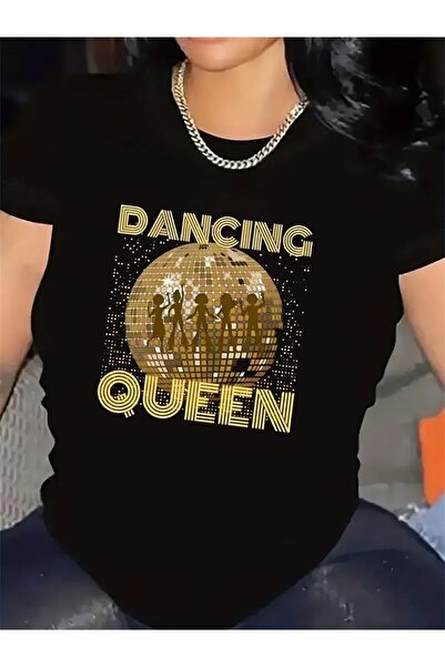 KYMC07 Dancing Queen Short Sleeve T-Shirt Women | Fiber, Lightweight Durable,...
