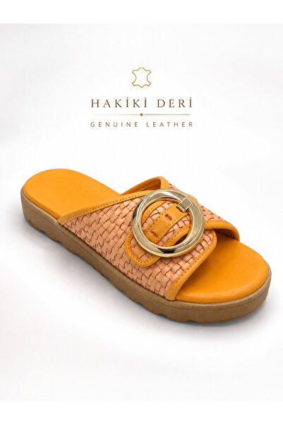 De Marscha HAKİKİ DERİ TARZ TERLİK