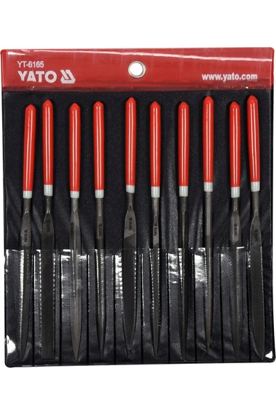 VOREL by YATO YATO SET COMPLET DE PILNIKURI ȘI IGLAKIURI, 10 BUCĂȚI, 180MM YT...