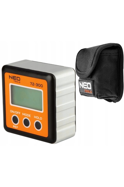 NEO Tools CYFROWY Goniometru LCD cu nivelă și magnet 72-300