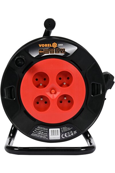 Vorel Tambur prelungitor cu 4 prize 3x1mm² 40m