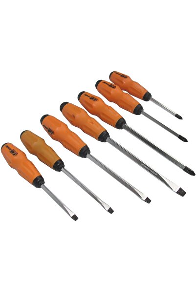 dedra Set de șurubelnițe 0603 CrV, pentru impact, 7 piese