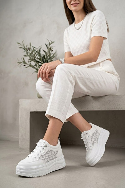 SOLMAZ Bdl2006 White Women's Sneaker