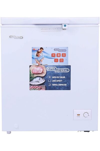 Generic Super General 145 Liter Horizontal Refrigerator with Manual Defrostin...