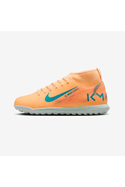 Nike Jr Mercurial Superfly 10 Club Kylian Mbappé Tf Kids Orange Football Fiel...