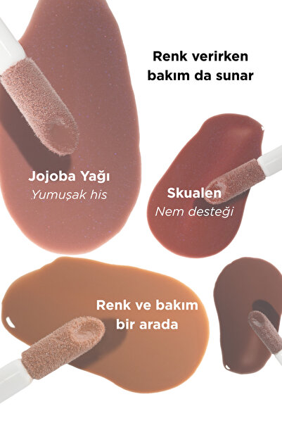 Leef Lip Oil Charm Renk Veren Nemlendirici Dudak Yağı - Black Cherry