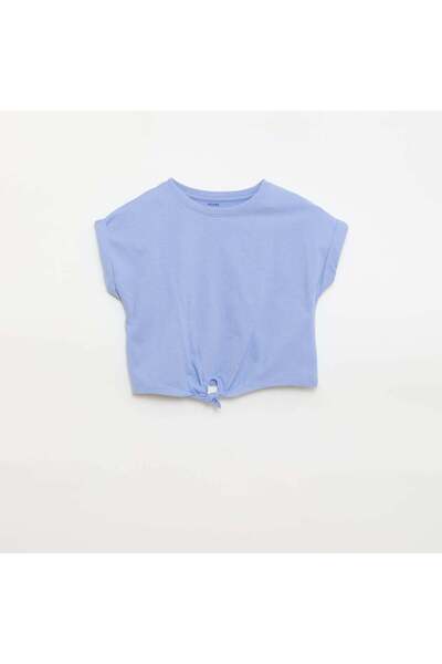 KIABI T-shirt with waist tie BLUE