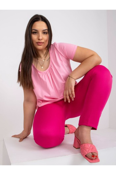 Basic Feel Good Tricou de damă, BASIC FEEL GOOD, Bumbac, Mânecă scurtă, Roz, ...