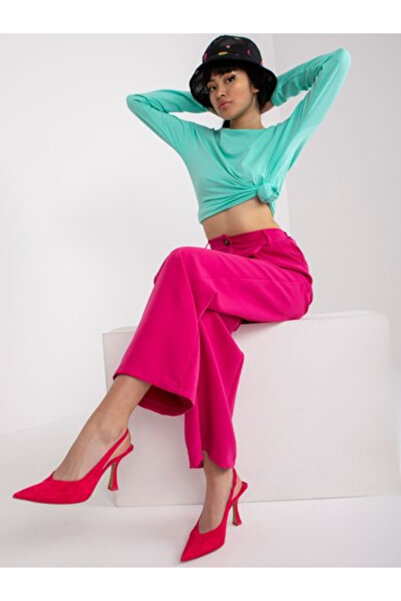 Basic Feel Good Bluza Dama, BASIC FEEL GOOD, Bumbac, Maneca lunga, Turcoaz, m...
