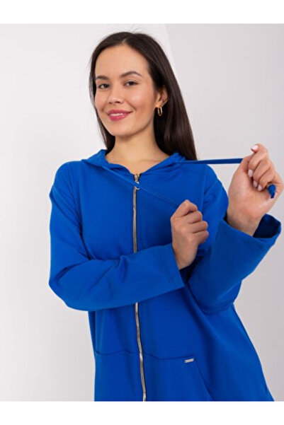 Relevance Women's Sweatshirt, RELEVANCE, Cotton, Long Sleeve, Dark Blue, mode...