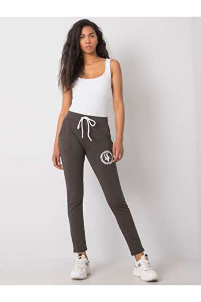Relevance Pantaloni Trening Dama Lunga, Sport, RELEVANCE, Khaki Casual Model ...