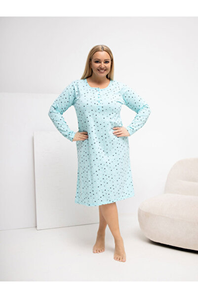 Forever Pink Camasa de Noapte Dama Maxi, Buline, Forever Pink, Menta Marimi Mari