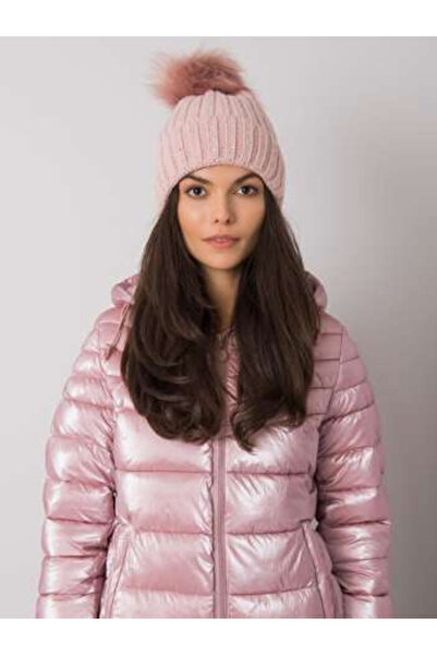 rue parıs Caciula Dama Acril, RUE PARIS, Roz Model JK-CZ-22.93
