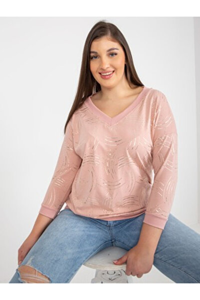 Relevance Women's Blouse, RELEVANCE, Cotton, 3/4 Sleeve, Light Pink, model RV...