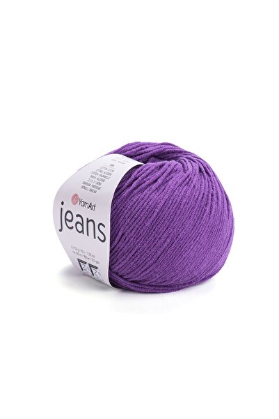 Yarnart Yarn Art Jeans 50 Mor Mavi Amigurumi Örgü İpi Hırka Örgü İpi Bebek İp...