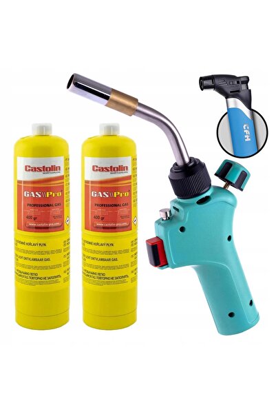 TC Technic Arzător cu gaz MAPP propan pentru lipit turbo 1900 ° C 2X BUTLA CA...