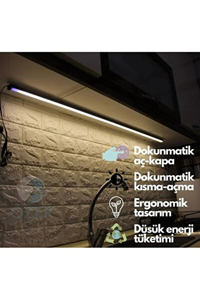 FKLIGHT Dokunmatik Mutfak Tezgah Üstü Led Işık Gün Işığı