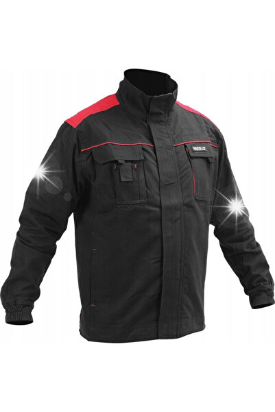 yato Bluză de lucru cu fermoar, 7 buzunare, bumbac, S