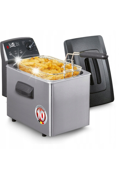 Fritel Friteuză tradițională cu ulei Turbo SF 4350 2800W vas 4L Argintie