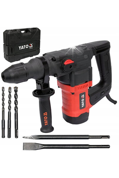 yato Ciocan rotopercutor SDS PLUS 1100W 4,5J 3 funcții + accesorii