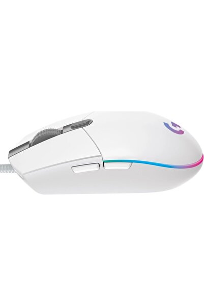 logitech G203 Lightsync Wired Gaming Mouse White 910- 005797