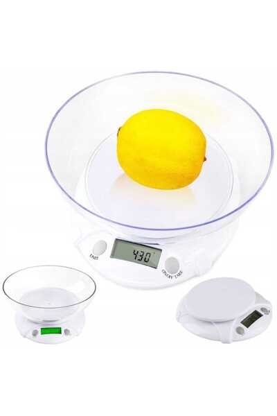 VLK Lions Kitchen Scale with Bowl Included, Capacity 5 Kg, LCD Display, Multi...