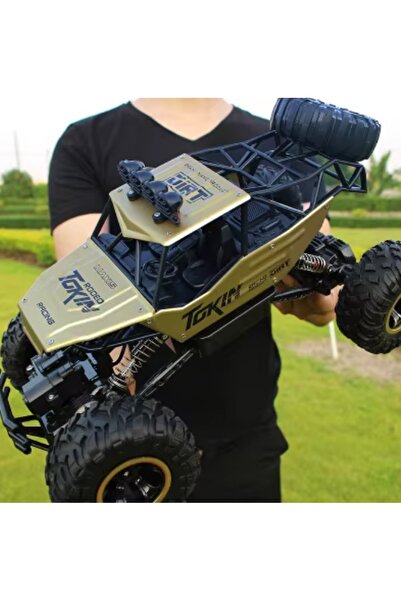 Leopard MAȘINĂ CU CONTROL DE LA DISTANȚĂ TEREN 4x4 METAL AUTO cu Pilot 2x Bat...