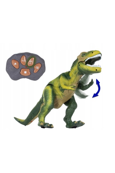 Stator Dinozaur interactiv T-Rex, robot telecomandat R/C, pilot + 5x baterii