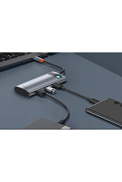 NO BRAND ADAPTOR BASEUS 7W1 USB-C 2X USB 3.0 HDMI USB-C UNIVERSAL ROBUST