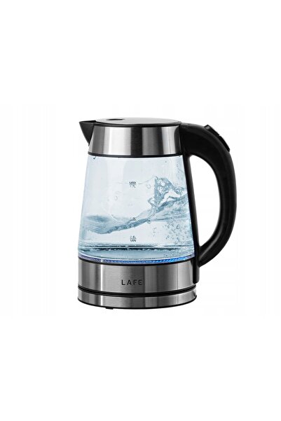 Lafe Fierbător electric Essential Glass 1,7L 2200W cu plită de încălzire, din...