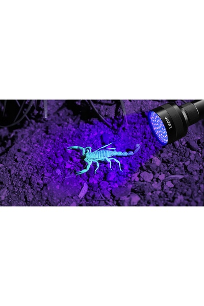 innature Lanterna UV pentru ameți, pete de sânge, insecte, bancnote, 51 LED-u...