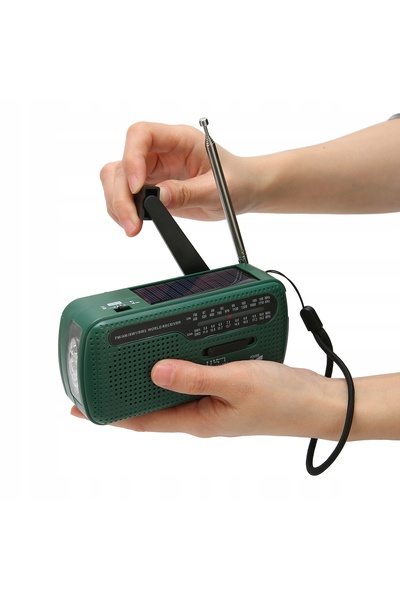 innature RADIO SOLAR PORTABIL CU PORT USB ȘI LAMPĂ