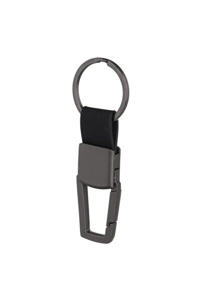 CATIANO Breloc din Piele Artificiala PU cu Inel Gri 9cm