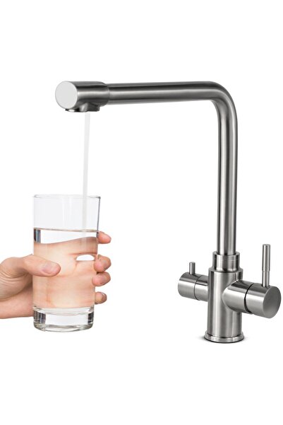 wodaRO Robinet cu trei căi pentru baterie, pentru filtru de apă prin osmoză, ...