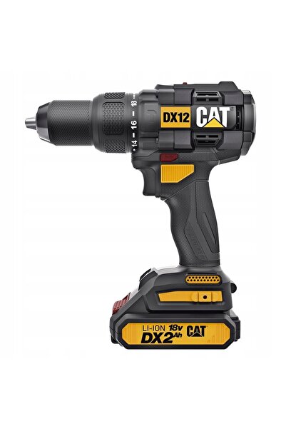 Caterpillar Mașină de găurit și înșurubat fără perii cu impact CAT DX12 18V 65Nm