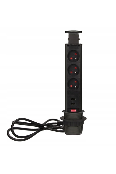 Orno Priză încastrată în blat cu 2 porturi USB