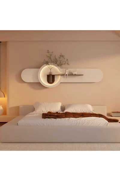 Generic Moon Painting – Hidden LED Light Up Remote Control Wooden Wall Panel ...
