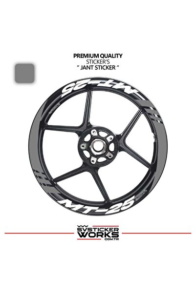 ARONA Yamaha mt-25 wide rim cover sticker decal model 16-piece set sticker hi...