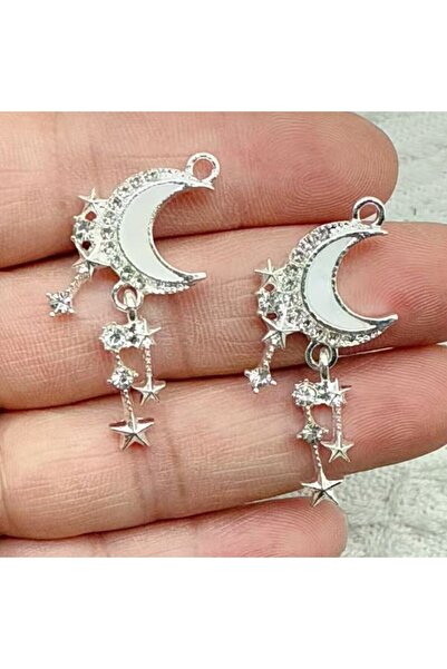 Choice BROWN 10pcs Enamel Sun Moon and Star Charms Zinc alloy Pendant For DIY...