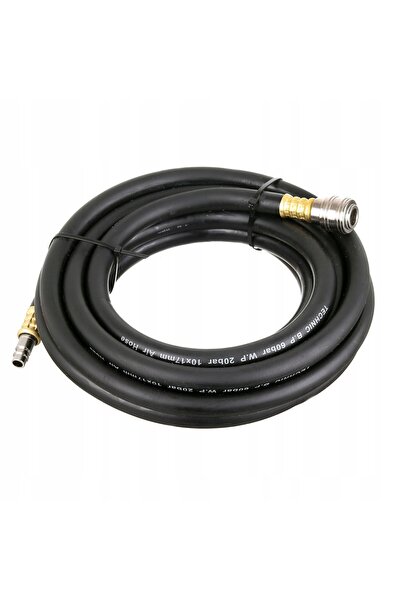 TC Technic Furtun pneumatic flexibil 10x17mm 5m din cauciuc cu conectori rapizi