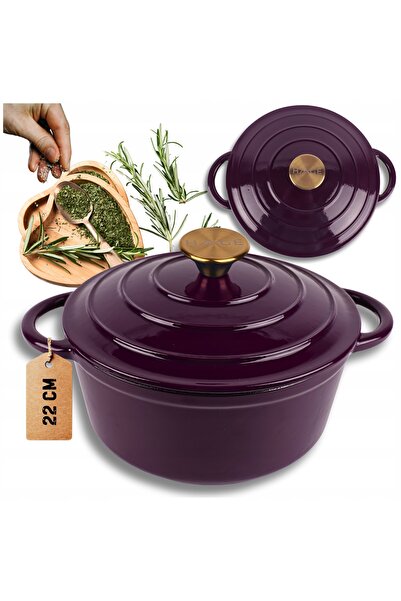 hagesa Vas emailat pentru gătit 22cm 3L HAGE Vânătă